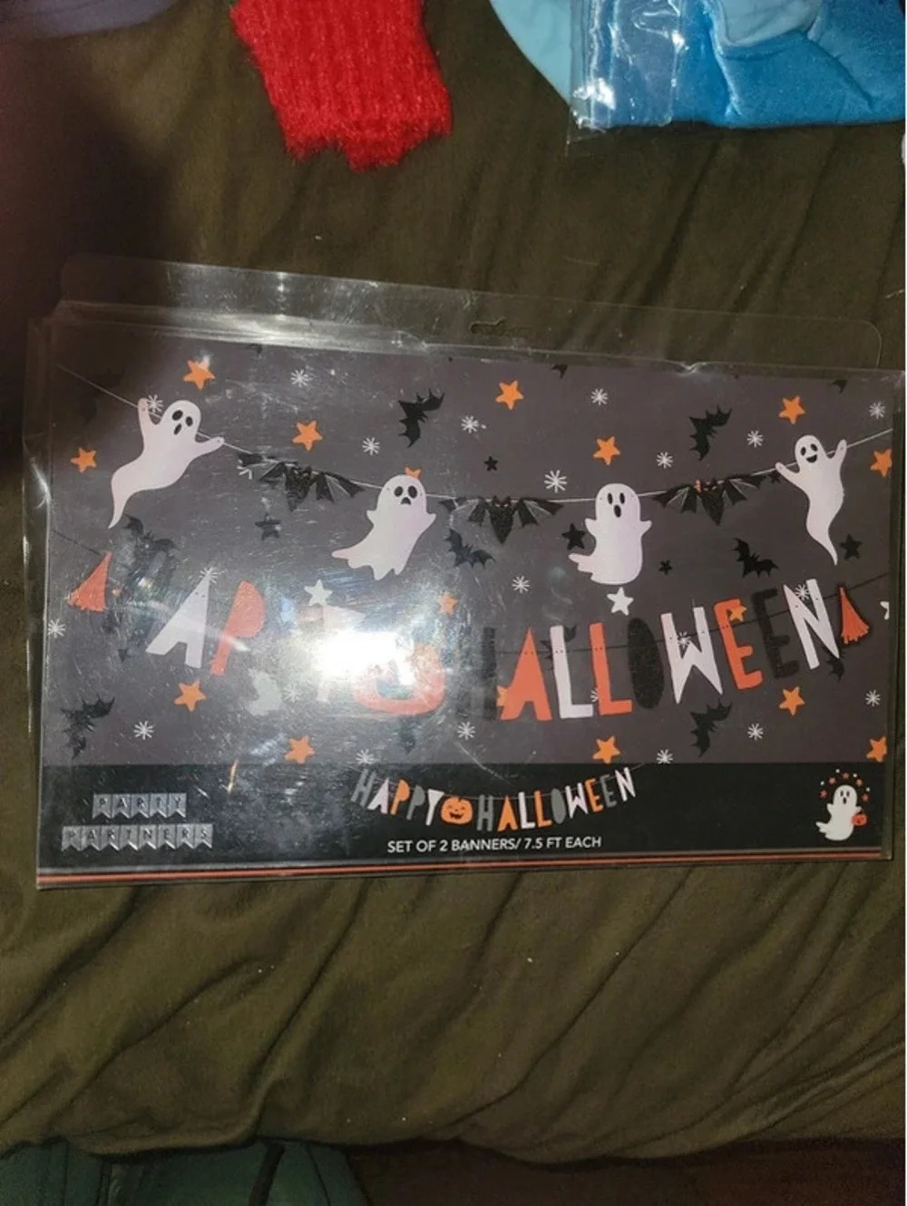 Set of 2 halloween banners/garland
